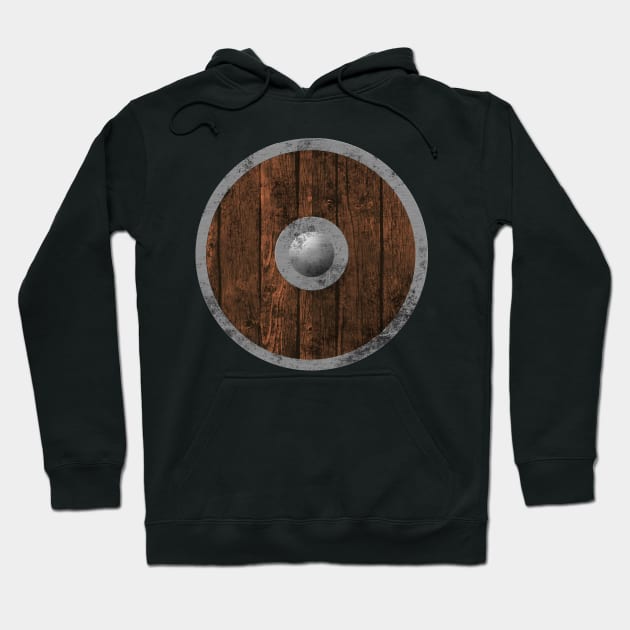 Middle Ages wooden shield Hoodie by HappyGiftArt